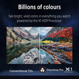 BRAVIA 3 (55") | 4K HDR Processor X1™ | 4K Ultra HD | High Dynamic Range (HDR) | Smart TV (Google TV) 3
